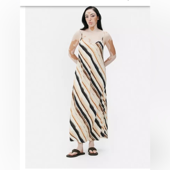 Midi Dresses Primark Tie Dye Dress Primark Dress Size Brown Blue Tie Dye Hi  Lo Sun